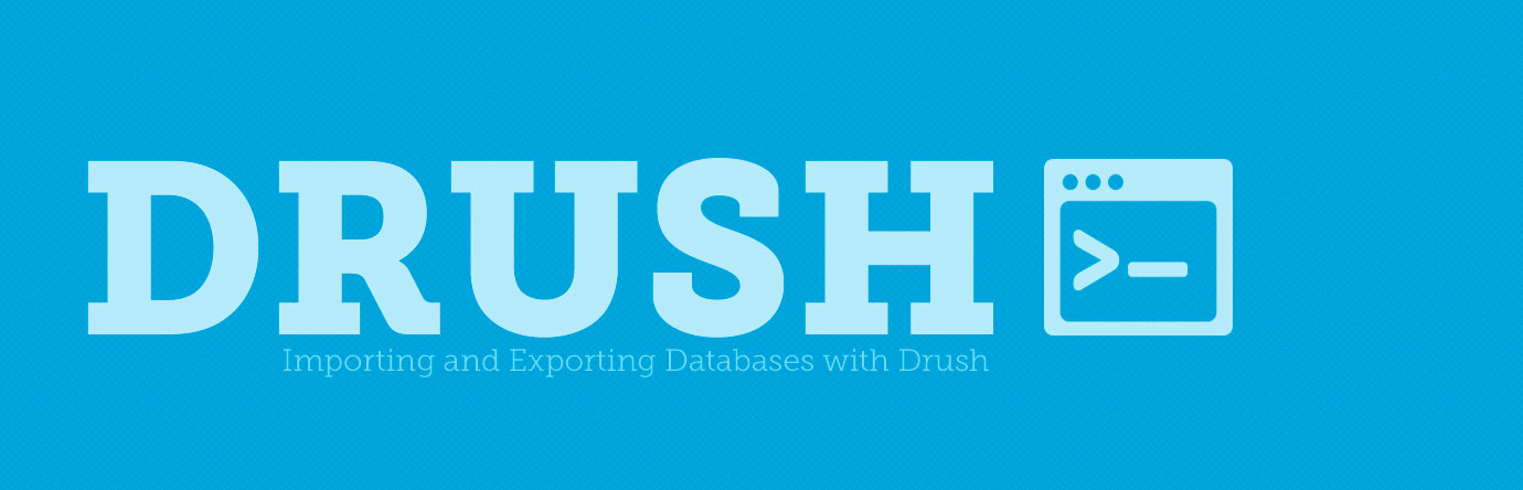 Importing and Exporting Databases with Drush