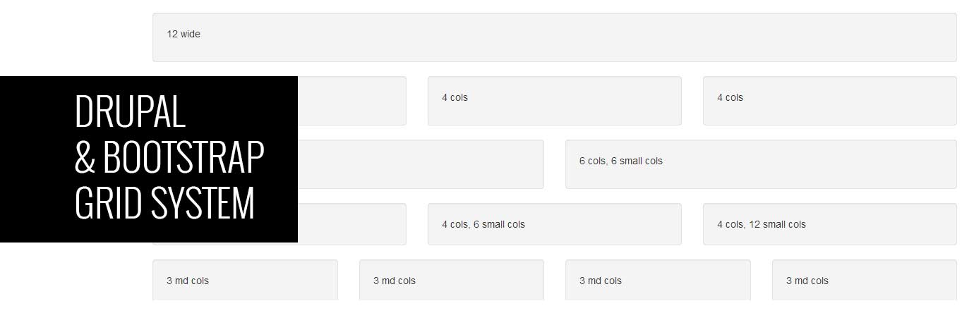 Drupal & Bootstrap - Grid system banner