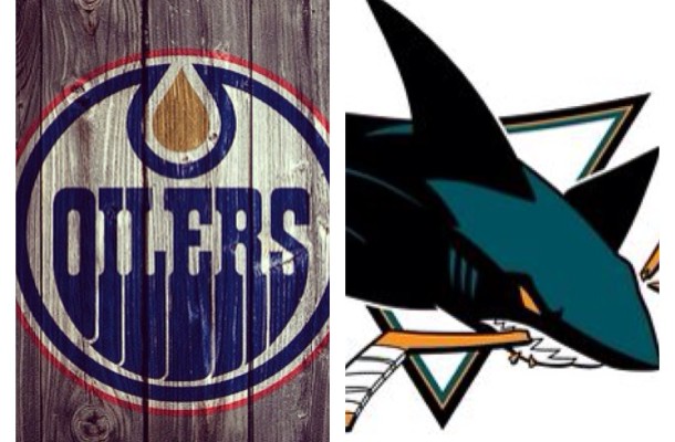 Oilers & Sharks logo graphics