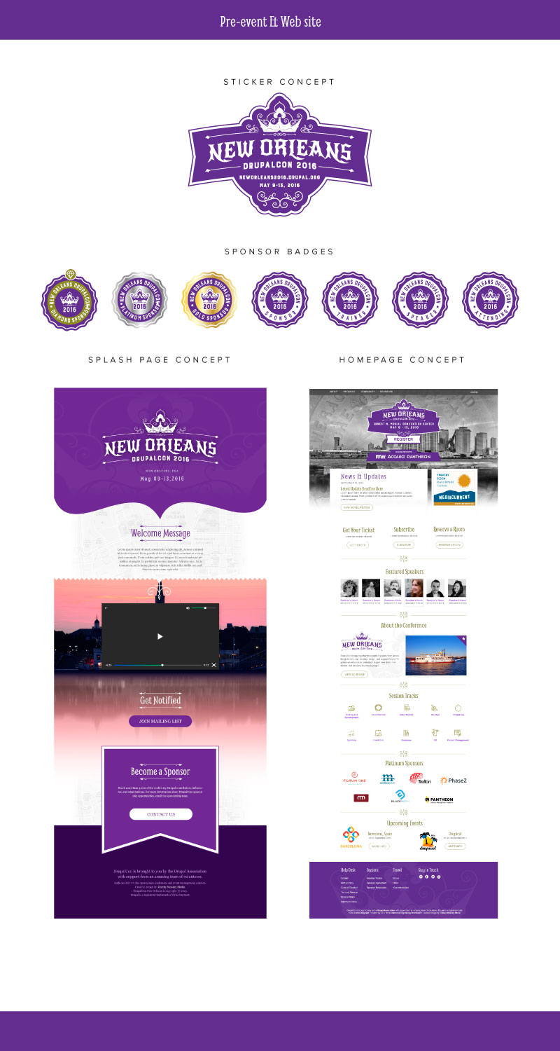 DrupalCon 2016 in New Orleans website
