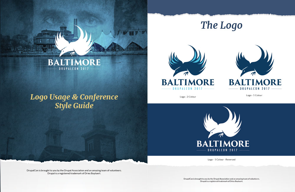style guide graphic for DrupalCon