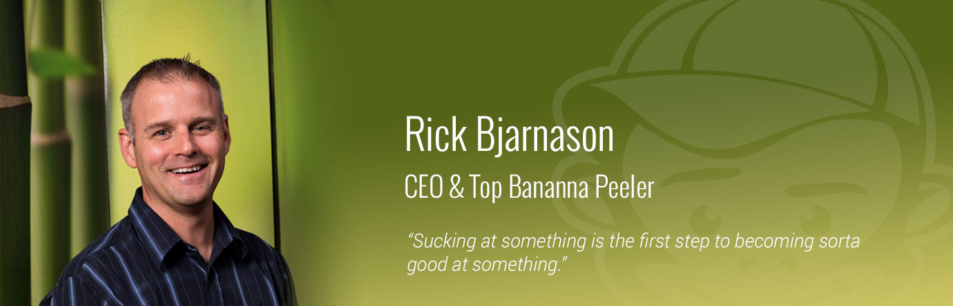 Rick Rick Bjarnason, Founder and CEO of Cheeky Monkey Media