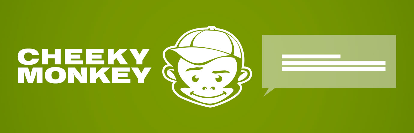 Cheeky Monkey Media - green header