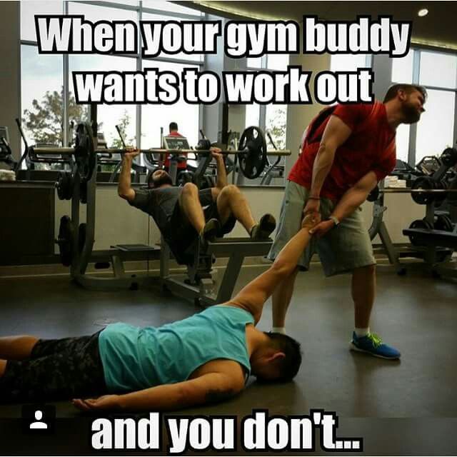 dragging his gym buddy image