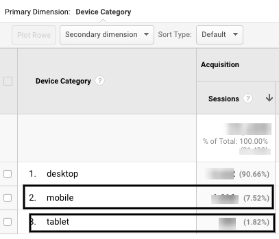 mobile or tablet graphic