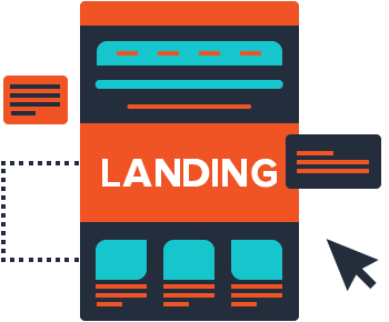 Landing Pages graphic