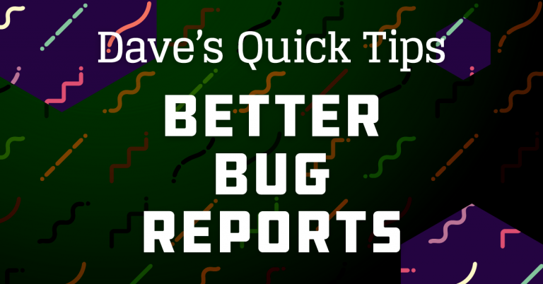Better Bug Reports - banner