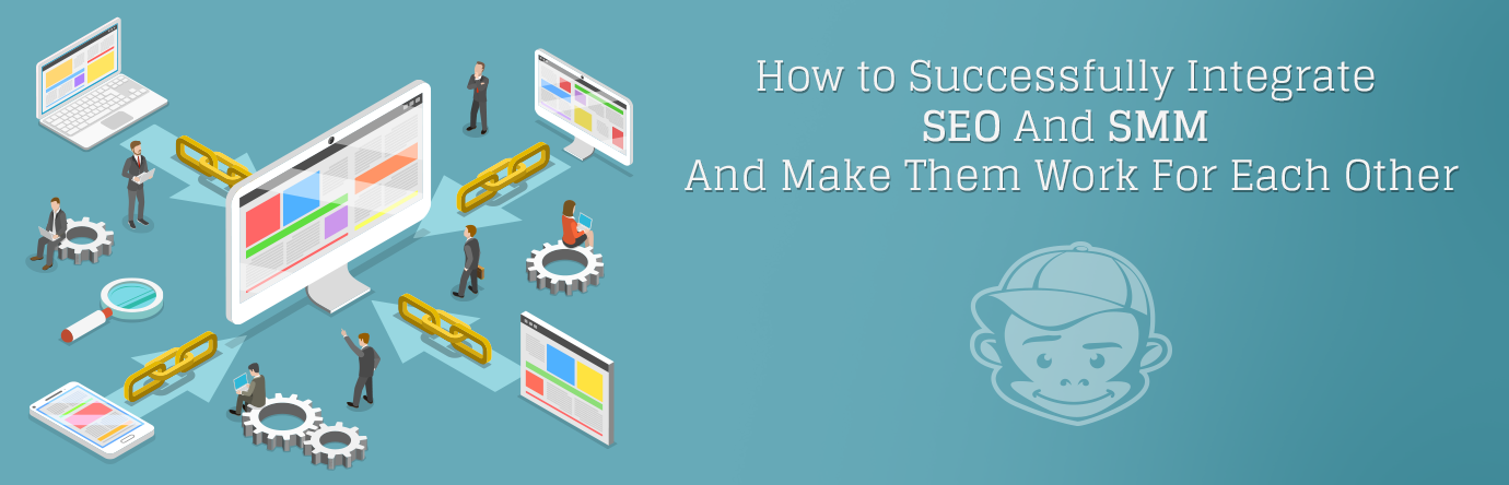 Blog banner header SEO And SMM image