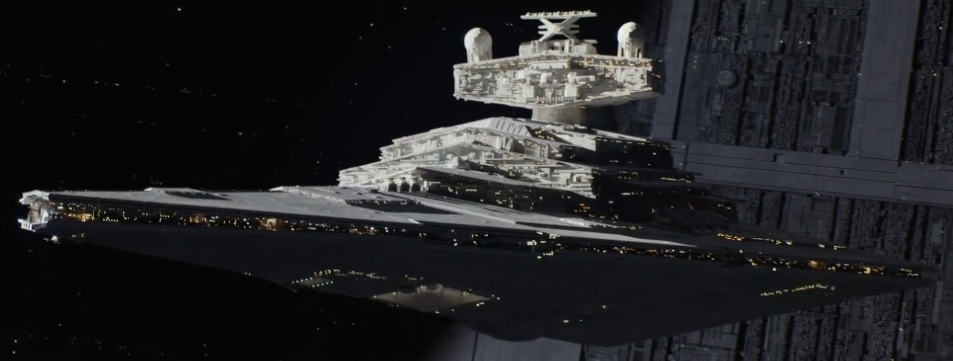 Film still of a Star Destroyer from Rogue One image