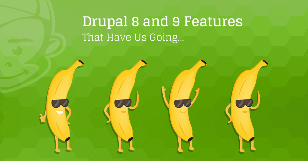 Drupal 8 and 9 Features That Have Us Going Bananas