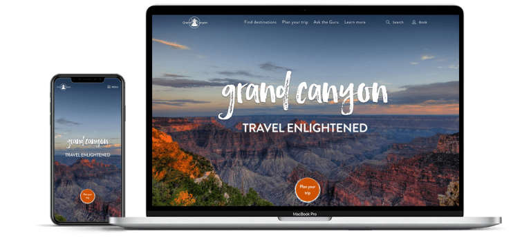 Grand Canyon Travel Enlightened Mockup