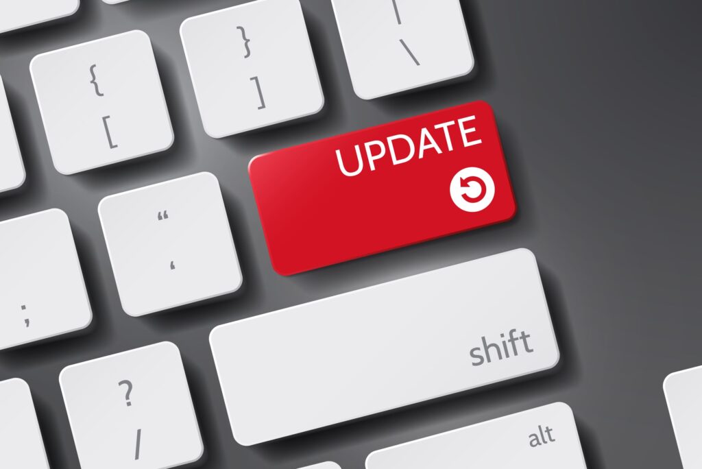 Keyboard Update Button