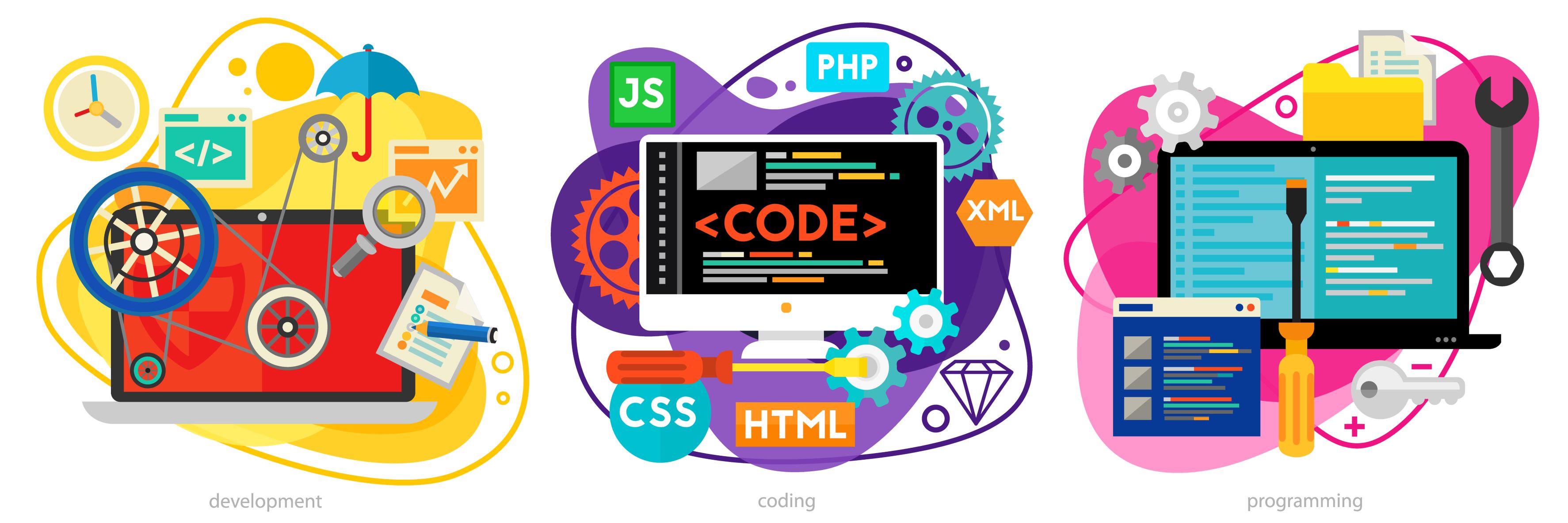 web maintenance graphic