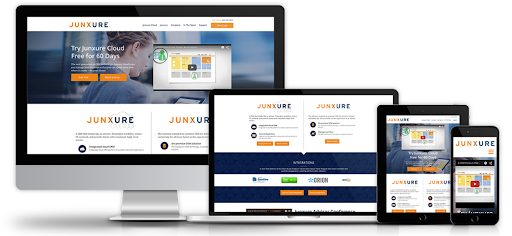 Junxure mobile responsive website design in drupal