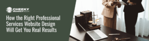 professional services website design cover photo